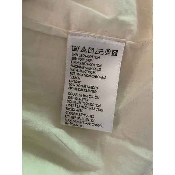 ECATE High Waist Mini Brocade Skirt Side Front Zip Size 8 Cream - Picture 6 of 6